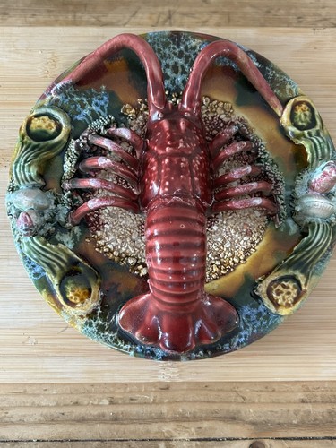 Vintage majolica palissy - majolica,