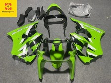Green Black Fairing Kit for Kawasaki Ninja ZX6R 636 2000 2001 2002 ABS Bodywork