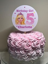 Personalised Name Age Barbie