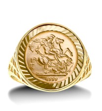 9ct Yellow Gold 10th St George