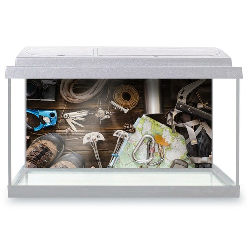 Fish tank background 90x45cm - background,