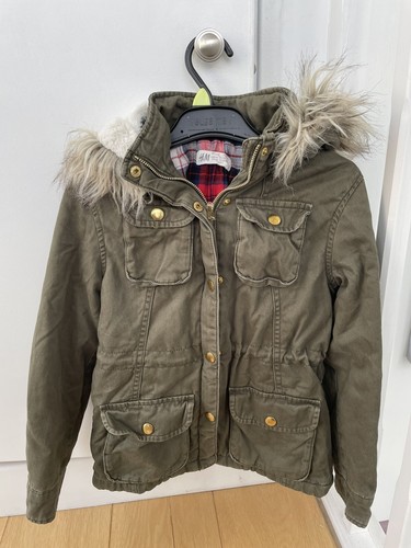 Girl khaki parka coat - ,, age