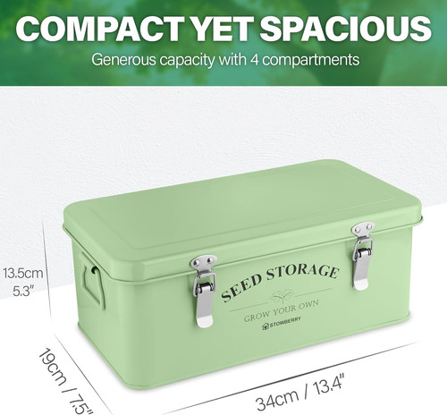 Seed storage box - organiser, –