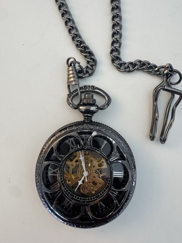 Black full skeleton pocket - full,