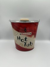 Nando's Advertising Metal Hot Tub 9” Tall Home Bar Summer BBQ Beer Ice Bucket