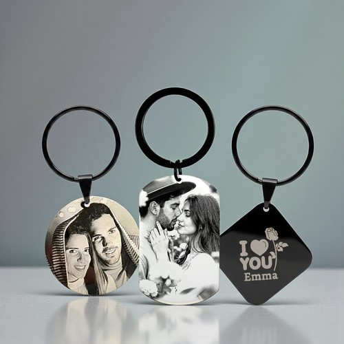 Personalised engraved keyring - personalised,