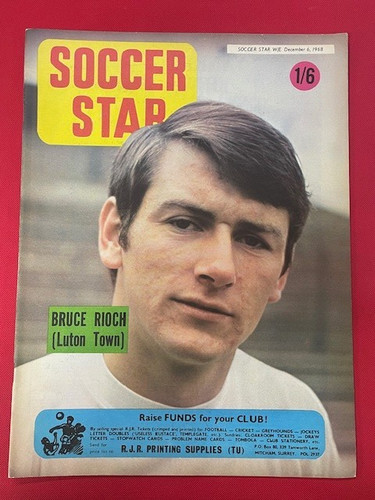 1968 soccer star magazine - star,