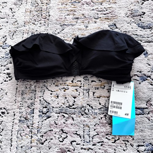 Nwt black ruffle - h&m,