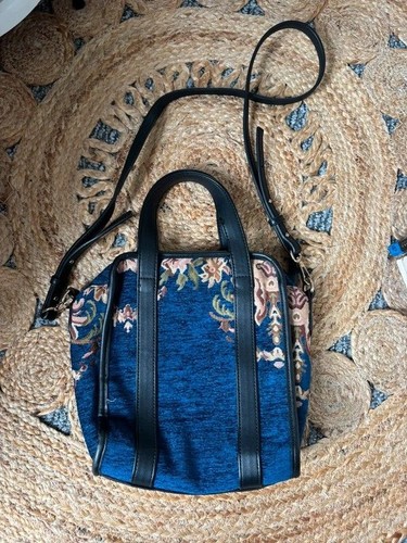 Topshop blue tapestry carpet - blue,