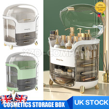 XL Large Make Up Organiser Cosmetic Vanity Case Box 2 Drawers Skincare Storage