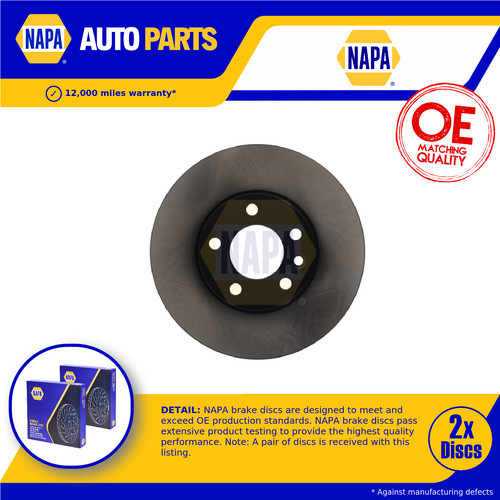 Brake discs pair vented - brake,