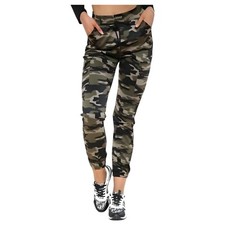 Ladies Womens Cargo Combat