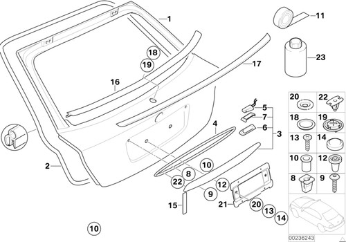 Bmw genuine rear - bmw,