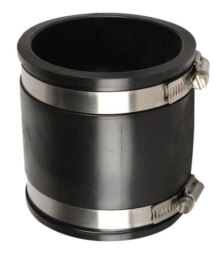 Rubber coupling 82mm soil - coupling,