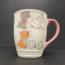 Disney Store Classic Aristocats Marie Character Sketch Mug Cup Disneyana