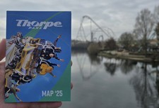 Thorpe Park 2025 Park Map -