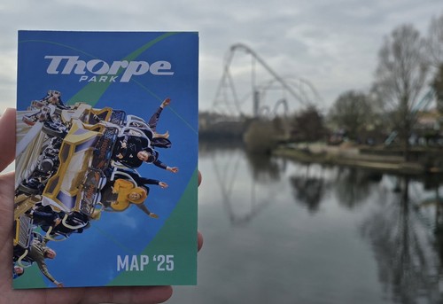Thorpe park 2025 - park, map