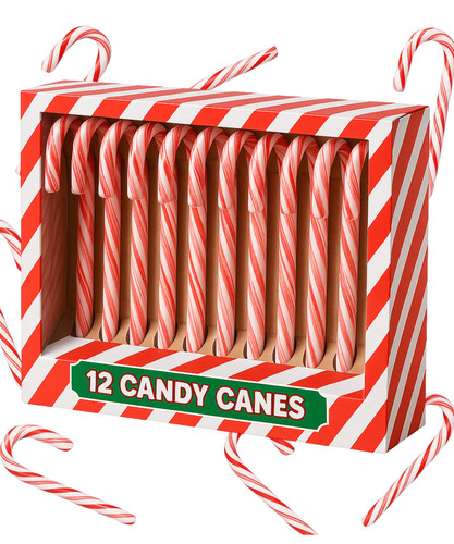Christmas candy canes - 12,