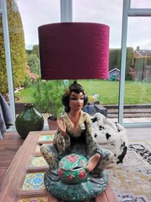 1950s Chalkware Geisha Girl