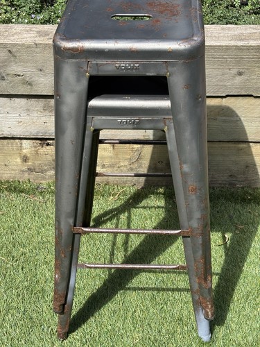 Tolix stackable bar stools - stackable,