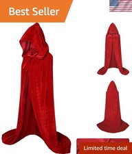 Gothic Velvet Hooded Cloak for