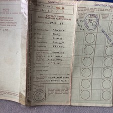 FORD ANGLIA BLACK 1954 CLASSIC