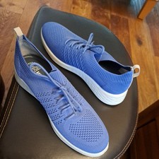 Fly flop  blue knit slip on