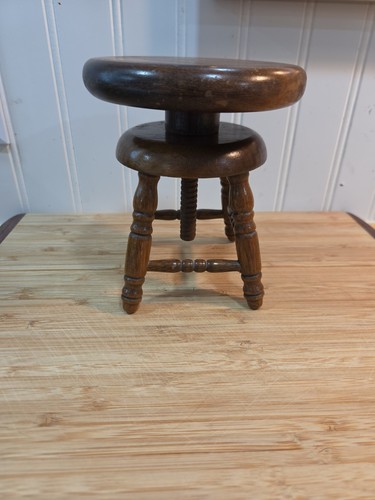 Vintage miniature wooden - vintage, piano