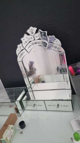 Venetian mirror with draws - venetian,
