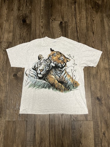 Vtg 90s white - vtg, tiger