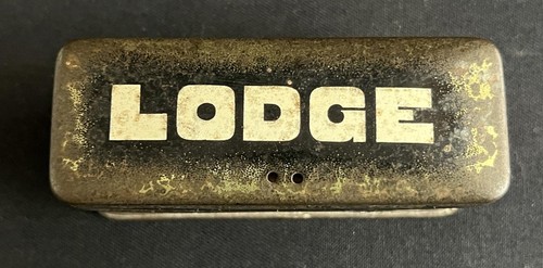 Lodge spark plug tin - spark,