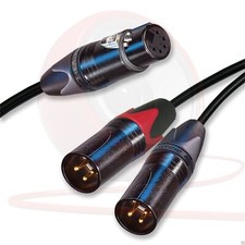 Stereo Mic Cable. 5 Pin Female