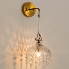Modern Glass Crystal Wall Light Nordic Style Chandelier Pendant Home Wall Light