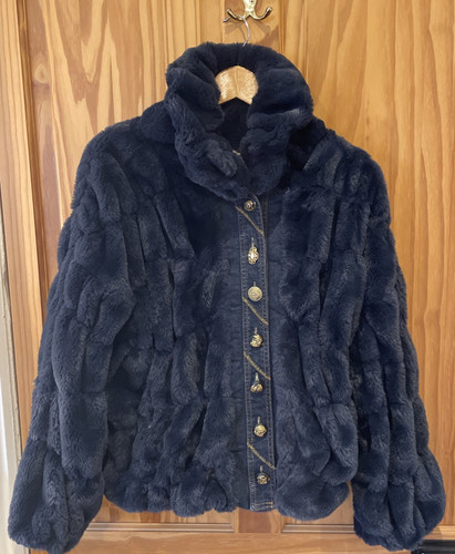 Elisa cavaletti blu - faux, fur