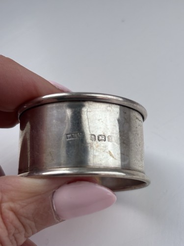Sterling silver napkin - napkin, ring