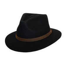 Handmade 100% Wool Wide Brim