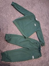 Zara Boys Green Tracksuit Top & Bottoms aged 4-5 years.