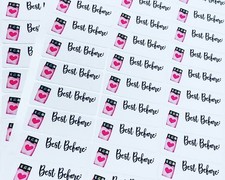 BEST BEFORE STICKERS  | SWEETS