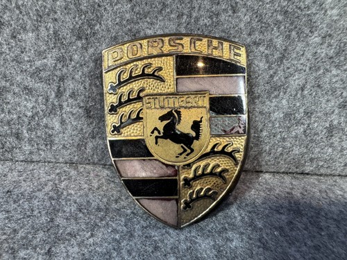 Porsche metal bonnet badge - bonnet,