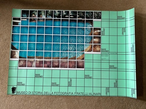 Original david hockney poster - original,