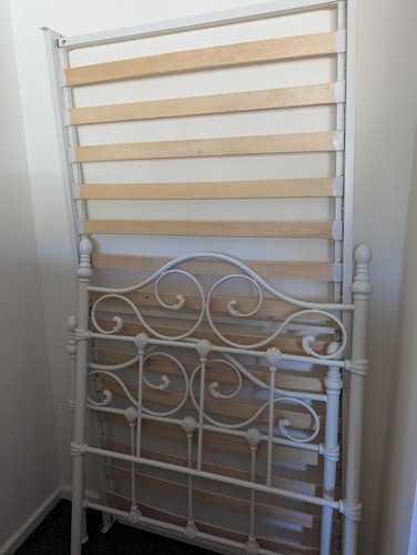 Single bed with mattress 2 - single,