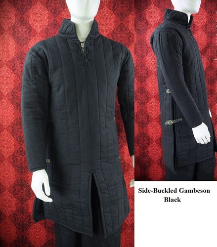 Medieval side buckled padded - side,