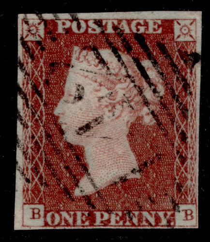 Sg8 red brown plate - gb, sg8,