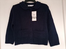 Zara Navy Blue Cardigan Size S
