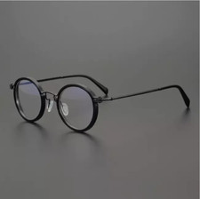 Retro Round Anti Blue Light Reading Glasses Men Women Presbyopia Metal Frame