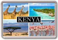 FRIDGE MAGNET - KENYA - Large - Africa TOURIST