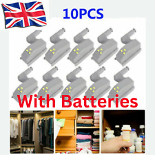 1 6 or 10X LED Smart Sensor Light Kitchen Cabinet Closet Cupboard Wardrobe Hinge