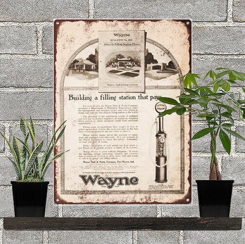 1922 wayne globe - wayne, pump