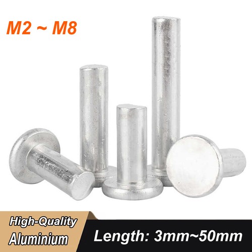 Aluminium flat head - aluminium,