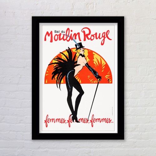 Framed femmes moulin rouge - framed,